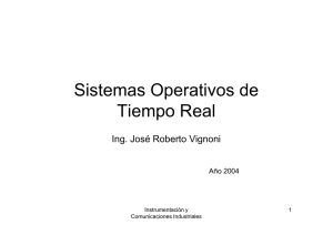 Sistemas Operativos de Tiempo Real