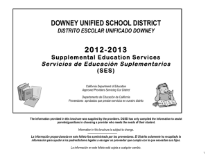 SES Parent Brochure 2012-2013