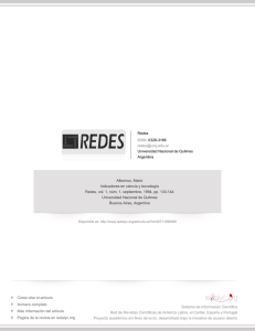 Redalyc.Indicadores en ciencia y tecnolog&iacute;a