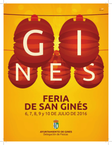 Revista de Feria 2016 - Ayuntamiento de Gines
