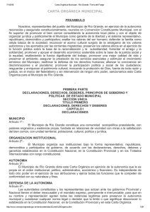 carta orgánica municipal - Tribunal de Cuentas de Tierra del Fuego