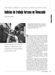 Indicios de trabajo forzoso en Venezuela