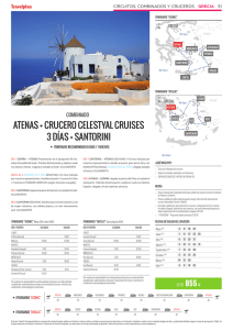 atenas + crucero celestyal cruises 3 días + santorini