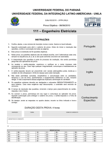 Prova - NC- UFPR - Universidade Federal do Paraná