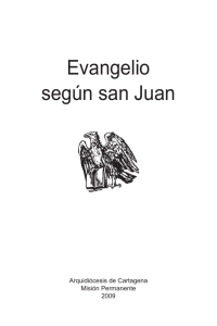 Evangelio según san Juan - Arquidiócesis de Cartagena