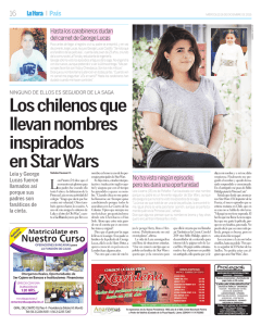 Los chilenos que llevan nombres inspirados en Star