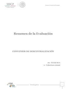RESUMEN CONVENIOS DE - Gobierno del Estado de Tlaxcala
