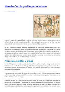 Hernán Cortés y el imperio azteca