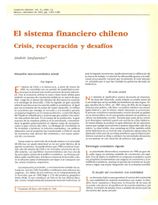 El sistema financiero chileno - revista de comercio exterior