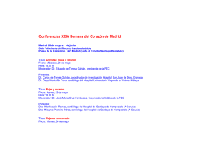 Conferencias XXIV Semana del Corazón de Madrid