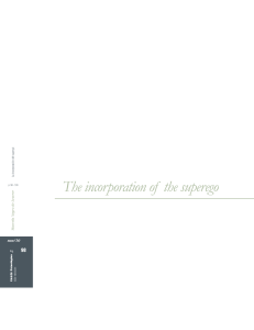 The incorporation of the superego