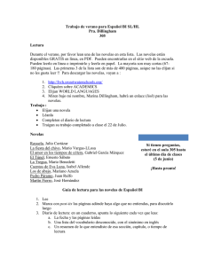 IB Spanish SL and HL summer assignment 2015