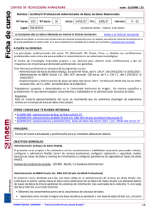 Certified IT Professional: Administrador Bases de Datos