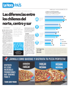 Las diferencias entre los chilenos del norte, centro y sur
