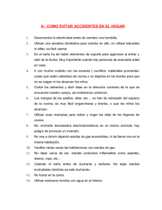 A.- COMO EVITAR ACCIDENTES EN EL HOGAR