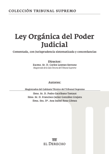 Ley Orgánica del Poder Judicial
