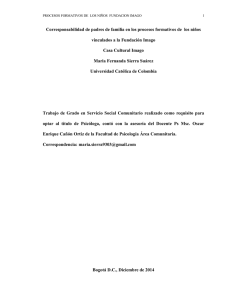 Corresponsabilidad de padres de familia en los procesos formativos