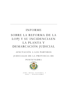 INFORME DEMARCACION JUDICIAL - Ilustre Colegio Provincial de