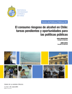 El consumo riesgoso de alcohol en Chile