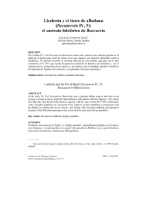 Lisabetta y el tiesto de albahaca - Revistas Científicas Complutenses