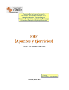 Apuntes PHP y Ejercicios unidad1