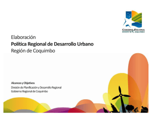 Objetivos Política Regional de Desarrollo Urbano