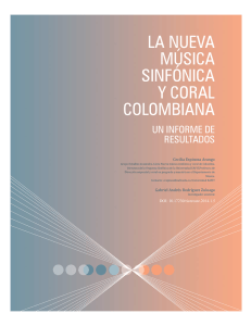 La nueva música sinfónica y coral colombiana