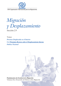 Migración y Desplazamiento - Conferencia Regional sobre Migración
