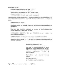 Sentencia C-1191/00 FACULTADES EXTRAORDINARIAS