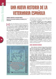 Una nueva historia de la veterinaria española