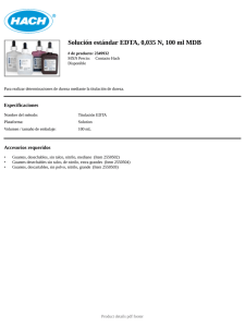 Solución estándar EDTA, 0035 N, 100 ml MDB