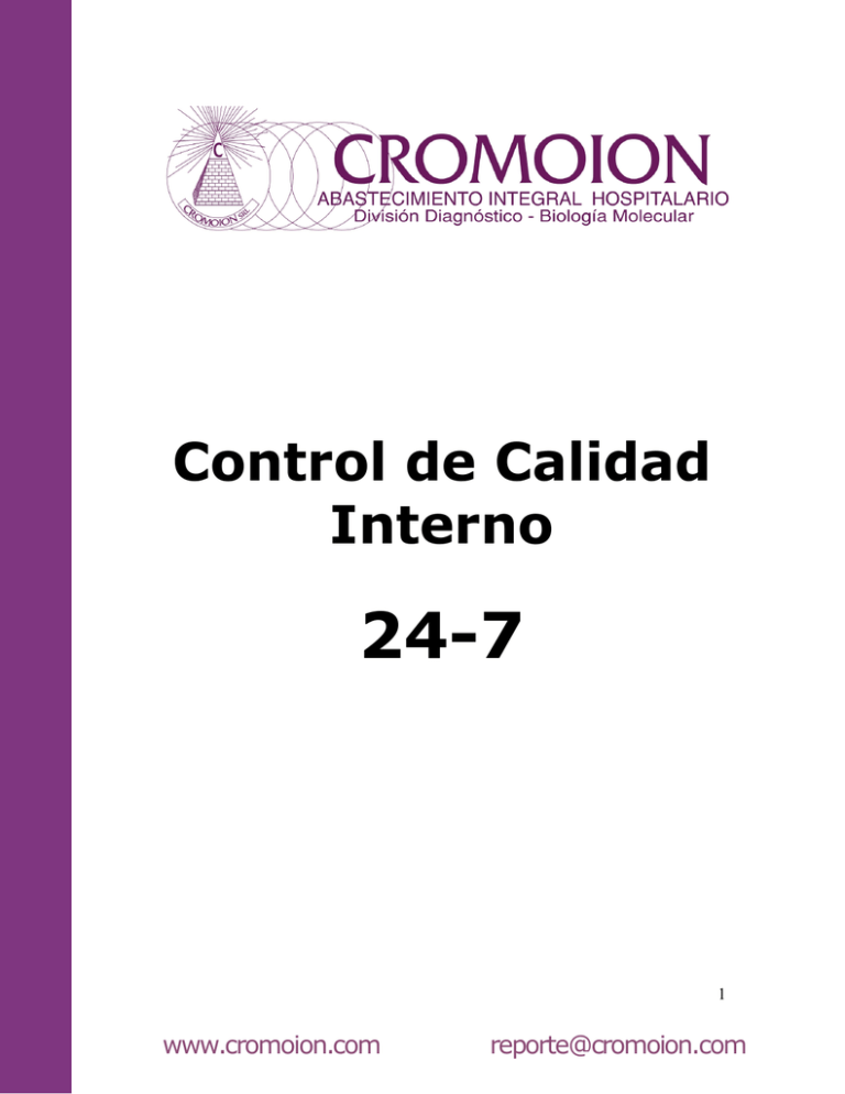 Control De Calidad Interno