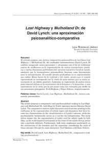 Lost Highway y Mulholland Dr. de David Lynch: una aproximación