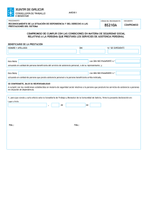 Reconocimiento de la situaci&oacute;n de dependencia y del derecho a las
