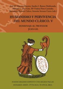 Humanismo y pervivencia en el Mundo Clásico, V. 5 (2015), PAG