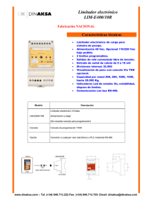 Limitador electrónico LIM-E400/10R
