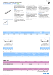 Product data sheet: HF-Performer II for TL-D lamps - EMCC