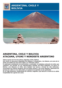 argentina, chile y bolivia atacama, uyuni y noroeste