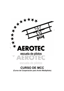 curso de mcc - Aerotec escuela de pilotos