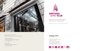 Portafolio SWC 2016 - Santiago Wine Club