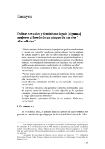 Delitos sexuales y feminismo legal