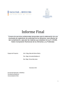 Informe Final - Ministerio de Salud