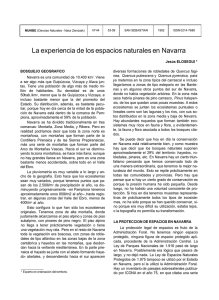 La experiencia de los espacios naturales en Navarra