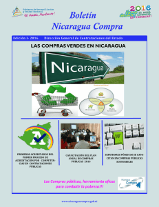Boletin Nicarguacompra I Trimestre 2016