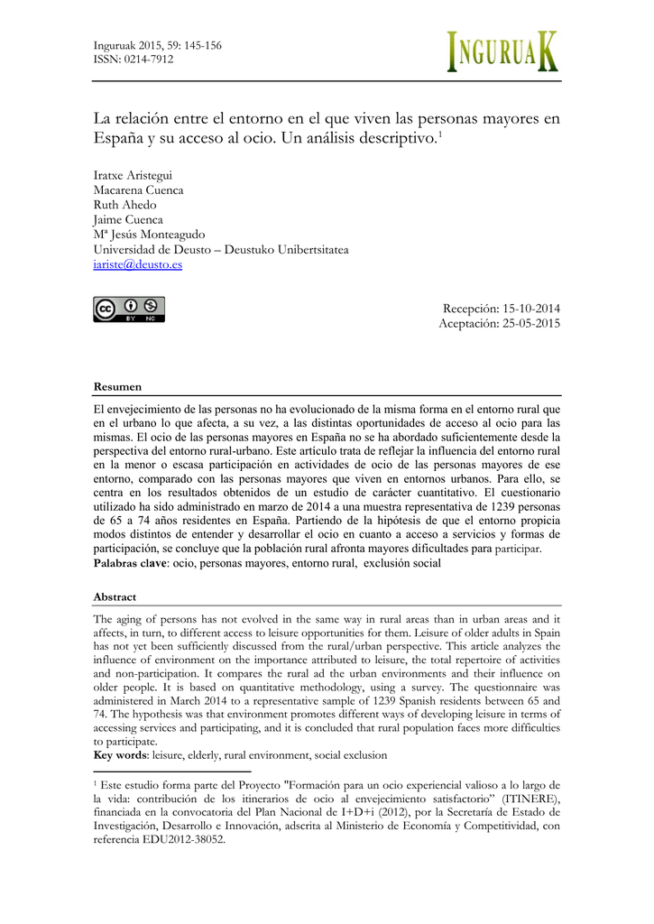 Ocio activo y personas mayores (Spanish Edition)