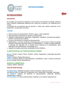 intoxicaciones - Academia UTP - Universidad Tecnológica de Pereira