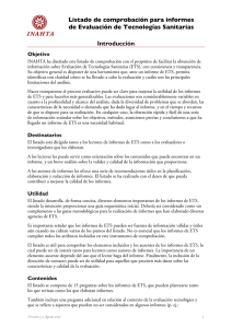 HTA Checklist in Spanish