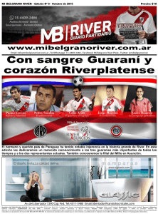 Edición de Octubre - Mi Belgrano River