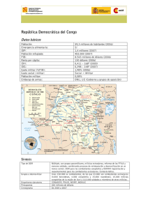 República Democrática del Congo Datos básicos