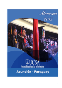 Año 2015 - Universidad del Cono Sur de las Américas